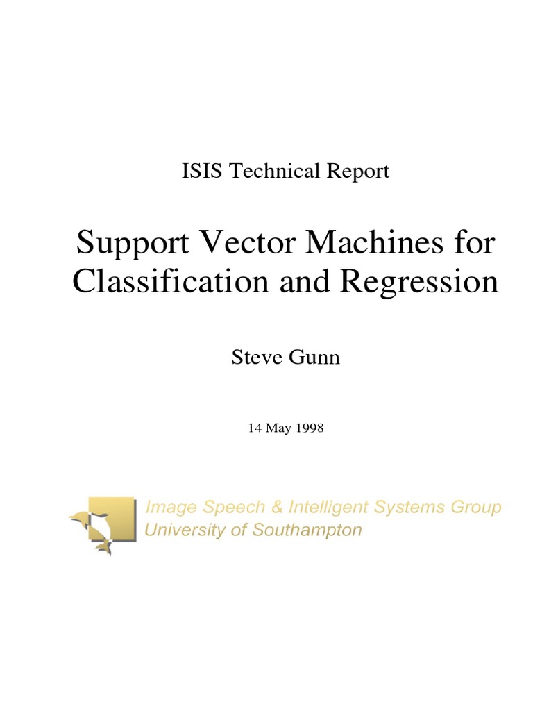 SVM PDF | PDF | Vector Space | Statistical Classification