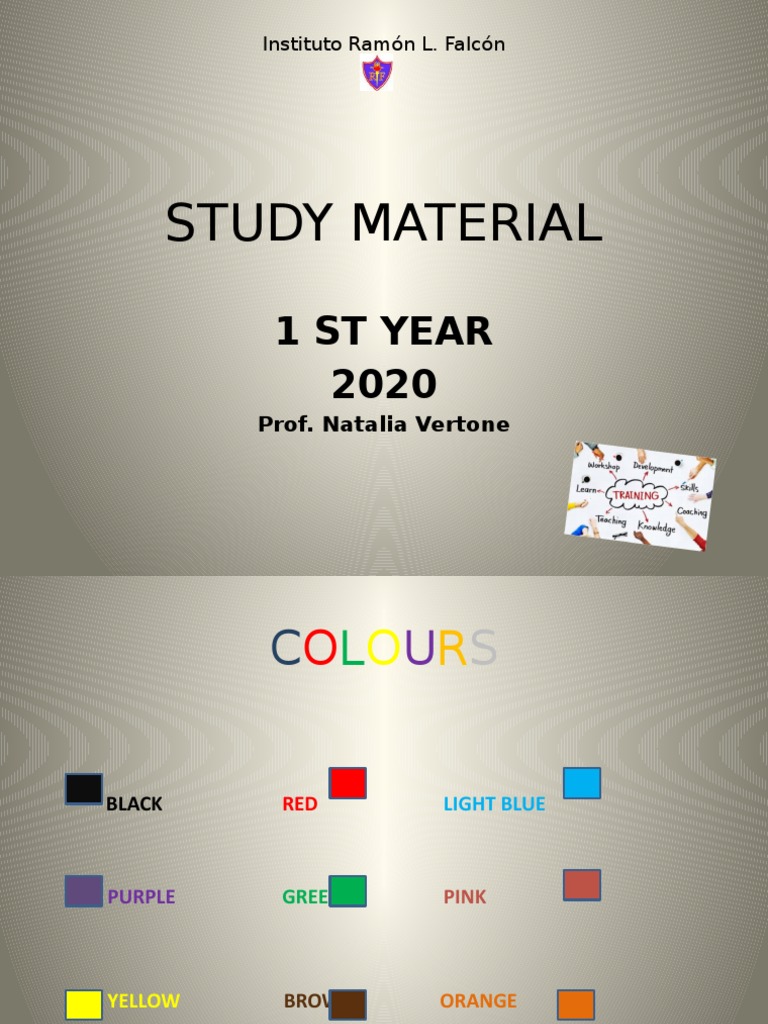 Study Material: 1 ST Year 2020 | PDF | Art