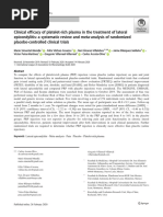 PRP PARA EPICONDILITIS LATERAL, METAANALISIS 2020