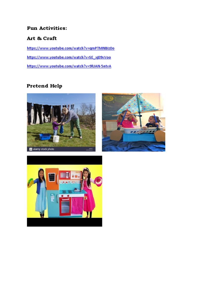 Kids' Fun & Learning Activities | PDF | Social Science | Wellness