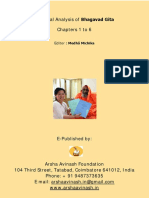 Grammatical Analysis of Bhagavad Gita PDF