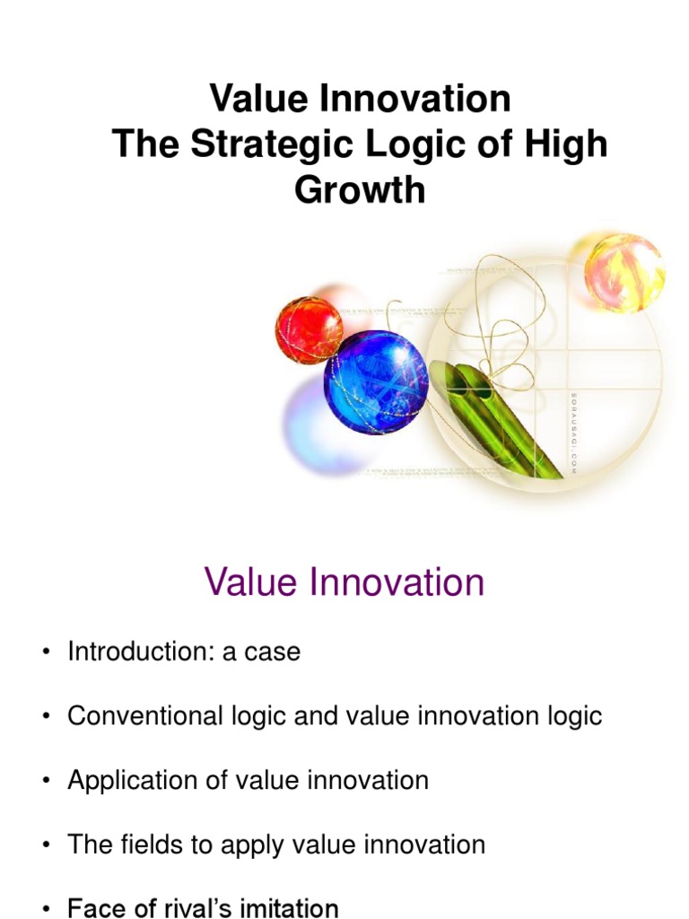 3-HBR Value Innovation SLIDES | PDF | Innovation | Logic