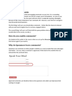Allowing Comments PDF