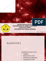 Kalkulus 2 BAB II. Barisan & Deret