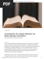 A formação do campo literário na Belle Époque brasileira