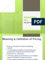 Marketing MIX: Pricing Decisions