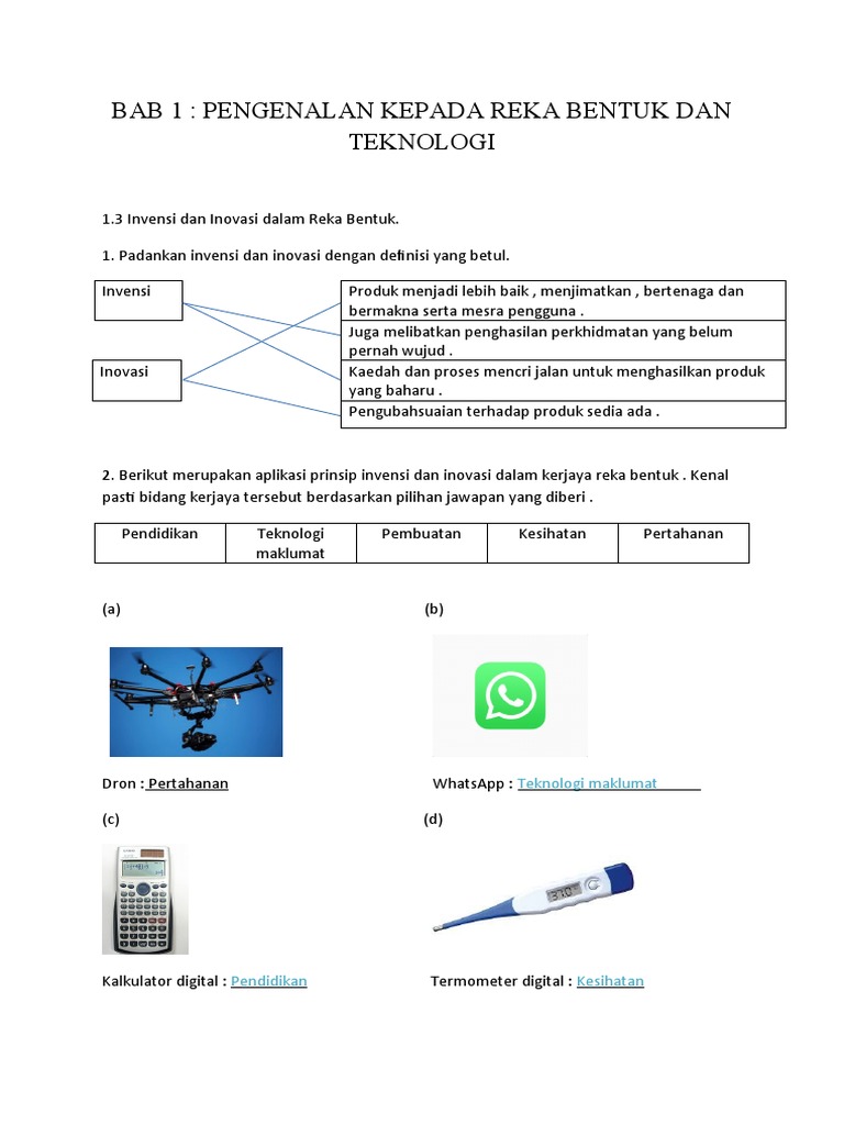 Invensi dan Inovasi dalam Reka Bentuk | PDF | Seni | Komputer