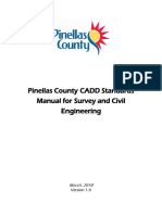 Pinellas County CADD Standards Manual For Survey and Civil Engineering