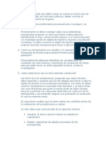 Las Semillas de Discusión Que Deben Tener en Cuenta en El Foro Son Las Siguientes