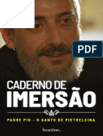 Caderno de Imersão - Padre Pio PDF