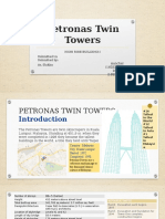 Petronas Twin Towers: High Rise Building-I Submitted To: Submitted By: Ar. Shikha