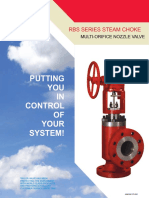 Putting YOU IN Control OF Your System!: Rbs Series Steam Choke