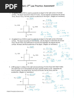 Newton's Laws Practice Worksheet | PDF | Force | Friction