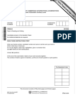 University of Cambridge International Examinations General Certificate of Education Ordinary Level