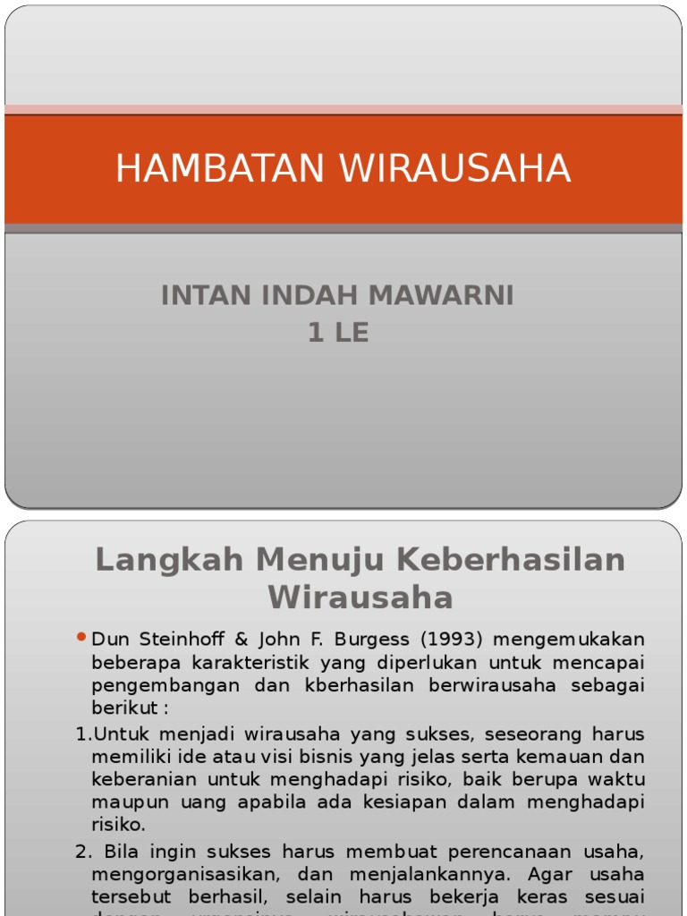 Memahami Kewirausahaan Pengertian Konsep Sifat Dan Jenis Jenisnya