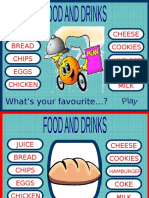 Juice Bread Chips Eggs Chicken Cheese Cookies: What's Your Favourite ?