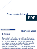 Analisis Estadistico Con Regresion Lineal