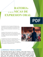 La Oratoria - Tecnicas de Expresion Oral