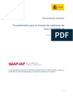 Manejo Cadaveres COVID-19 PDF