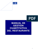 Gestión Cuantitativa Del Restaurante