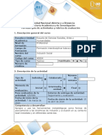 Guía de Actividades y Rúbrica de Evaluación - Paso 3 - Elaborar Mapa Del Territorio