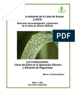 Los Coadyuvantes-Clave Del Exito en La Aplicacion Efectiva y Eficiente de Plaguicidas PDF
