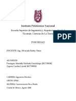 Porosidad Caracterización Roca Fluido PDF