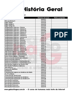 Cronograma História Geral FINAL