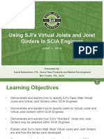 Using SJI's Virtual Joists and Joist Girders in SCIA Engineer