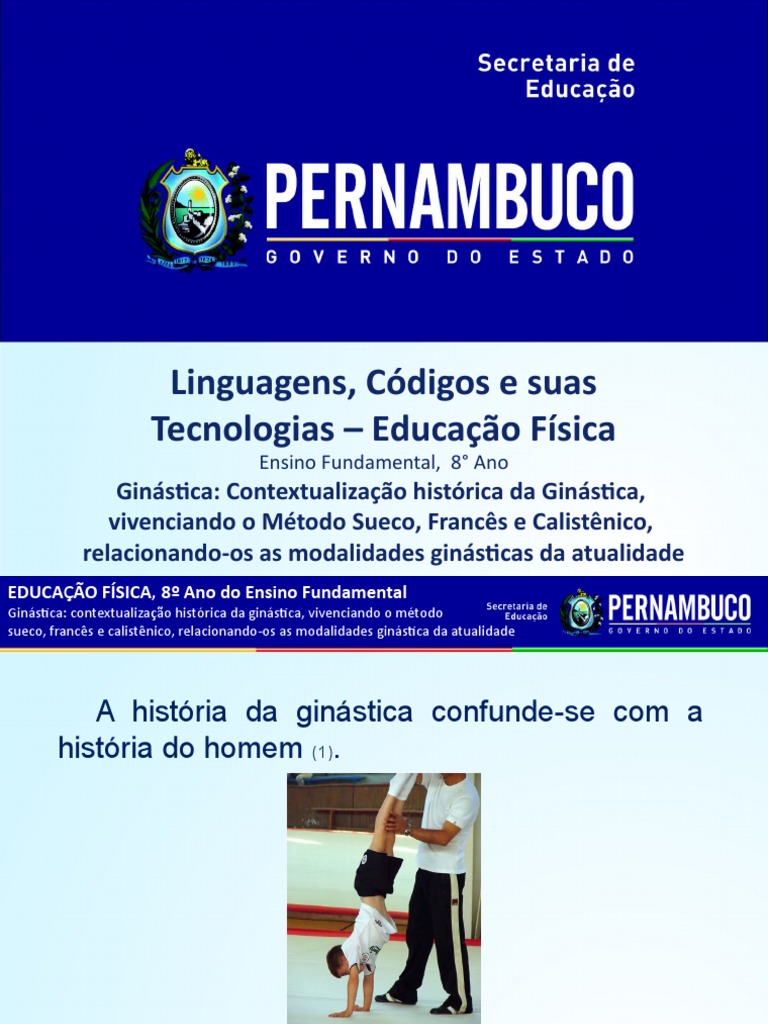 Linguagens, Códigos e suas Tecnologias – Educação Física - ppt