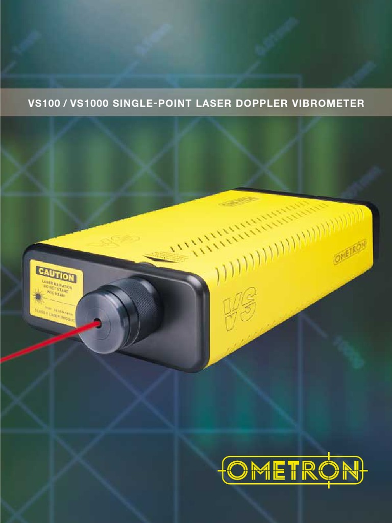 VS1000 Single-Point Laser Vibrometer | PDF | Doppler Effect | Laser