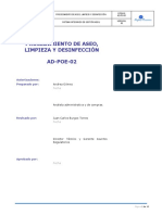 AD-POE-02 Procedimiento de Aseo, Limpieza y Desinfección REALIZADO