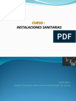 Instalaciones sanitarias: generalidades, definiciones, alcances, proyecto, dibujo y finalidad