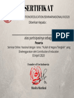 Sertifikat Peserta PDF