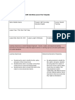 UMF Unit-Wide Lesson Plan Template