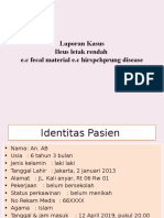 CR Ileus Letak Rendah Ec Hiscprung