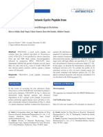 YM-216391, A Novel Cytotoxic Cyclic Peptide From: Streptomyces Nobilis