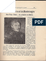 ICHASO, José D.: "El Gran Mariscal de Montenegro". En: Boletín de La Sociedad Geográfica Sucre, #307 A 309, Febrero de 1931, Pp. 39-45, Tomo XXIX.