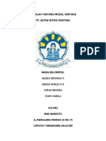 Makalah Tentang Modal Ventura Pt. Astra Mitra Ventura: Aileen Veronica H Annisa Amalia N H Azelia Belinda Shafa Nabila