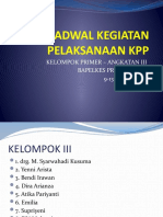 Jadwal KPP Kelompok Primer