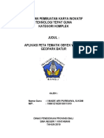 Laporan Karya Inovatif PETA TEMATIK I MADE ARI PURBAWA