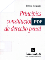 Principio de legalidad en derecho penal español tras la Constitución de 1978