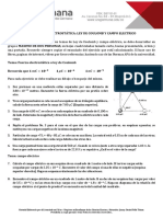 Taller No. 1 Ley de Coulomb y Campo Electrico PDF