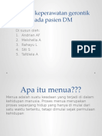 Asuhan Keperawatan Gerontik Pada Pasien DM