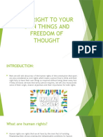 Pressentation The Right To Your Own Things and Freedom