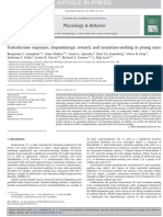 Campbell - Testosterone Exposure, Dopaminergic Reward, and Sensation-Seeking in Young Men PDF