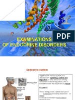 Examinations of Endocrine Disorders