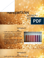 Gold Nanoparticles: Submitted By:-Vivek Singh Roll No. CH16188