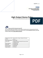 High Stoma Output Policy