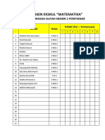 Absen Ekskul Matematika